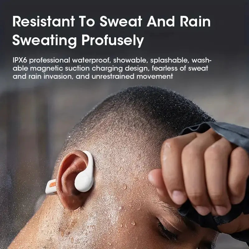 Bone Conduction Wireless Headphones for Sports HiFi Stereo