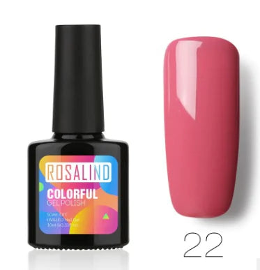 ROSALIND Solid Color UV Nail Gel Polish 10ml