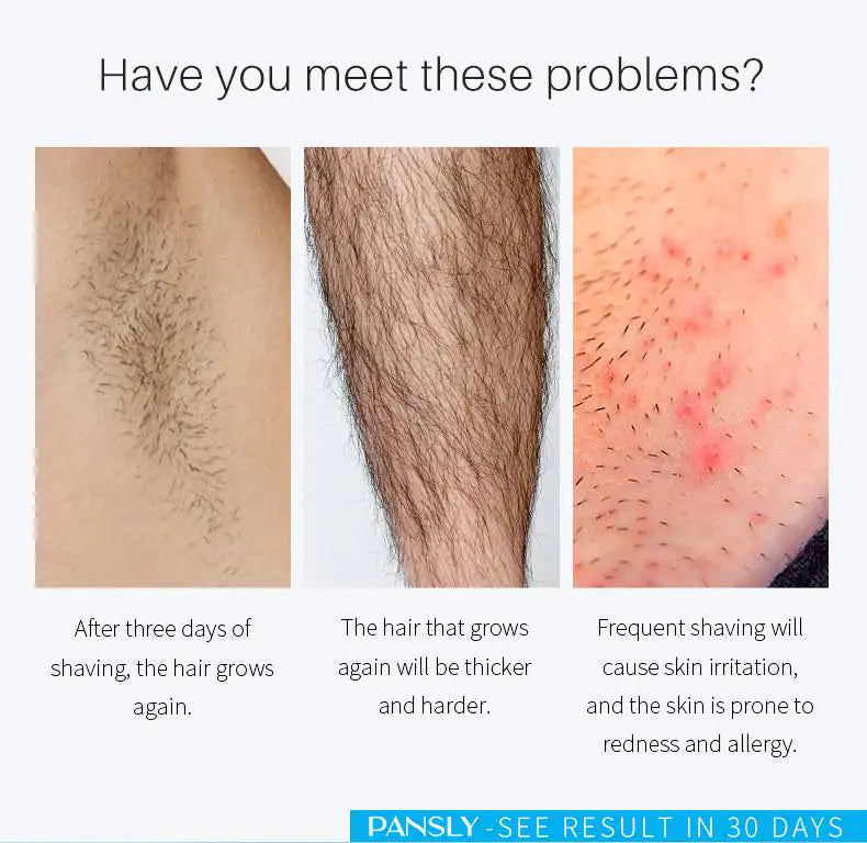 Painless Hair Removal Spray for Face, Arms, and Legs