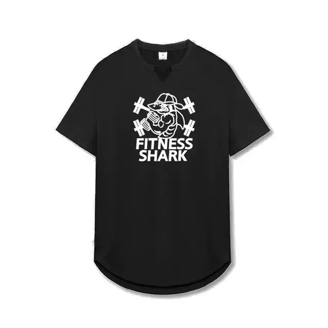 Quality Men's V-Neck Slim Fit Gym T-Shirt (Short Sleeve)