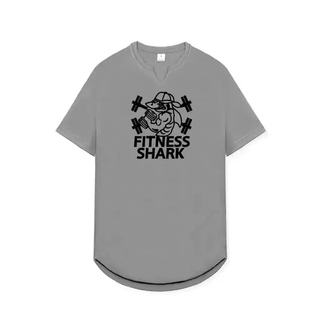 Quality Men's V-Neck Slim Fit Gym T-Shirt (Short Sleeve)