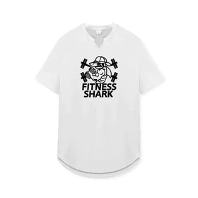 Quality Men's V-Neck Slim Fit Gym T-Shirt (Short Sleeve)