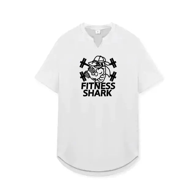 Quality Men's V-Neck Slim Fit Gym T-Shirt (Short Sleeve)