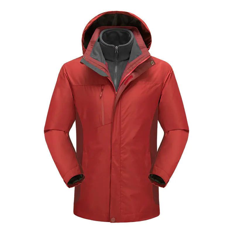 Detachable Windbreaker Jacket for Work with Printing - Joomcy