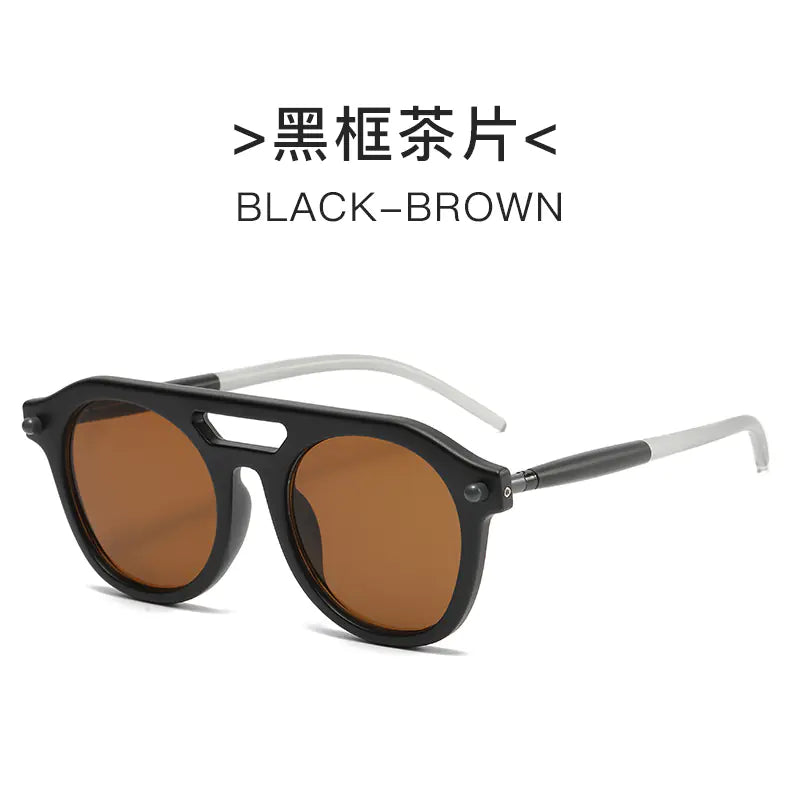 2023 Fashion Double Beam Square Sunglasses