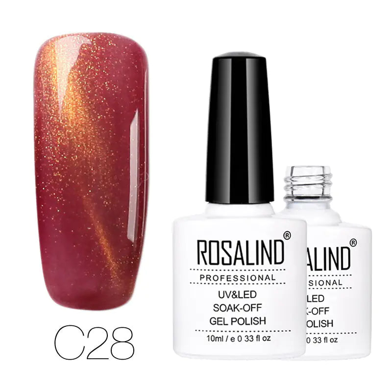 ROSALIND Cat Eye Gel Nail Polish - 30 Colors Set
