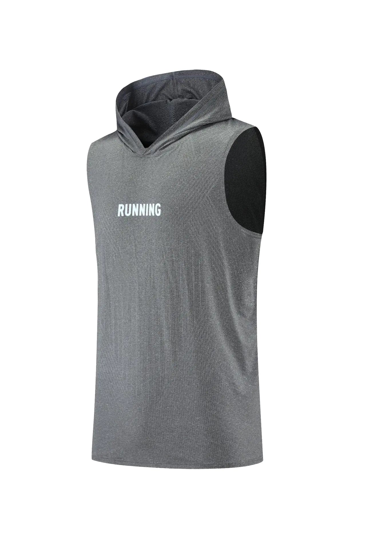 Men's Quick-Dry Hooded Sports Tank Top for Fitness