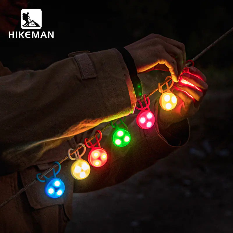 Outdoor LED Camping Light with Silicone Tarp Rope - Joomcy