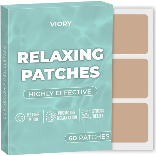 Relax Patches (Pack of 60) - 100% Natural Patch for Women and Men - Relax & Unwind - Enhanced Formula