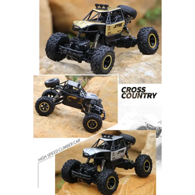 Black and gold jpre high-speed climber car with rugged off-road tires and detailed suspension.