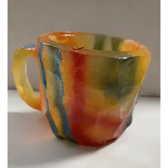 Resin Mineral Crystal Coffee Mug