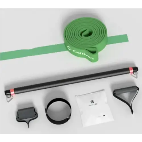 Green resistance band with ’cellivon’ branding