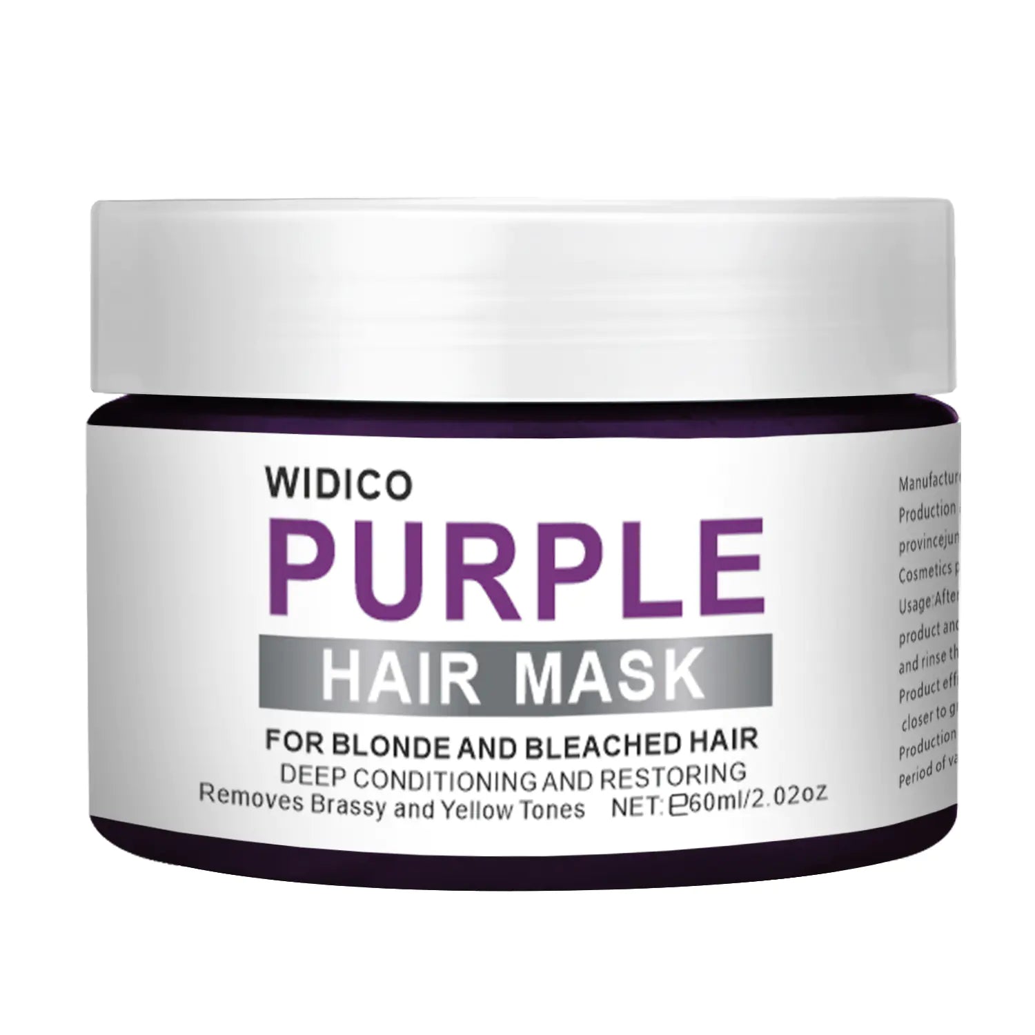 Purple Shampoo for Yellow Tone Removal and Hair Care - Joomcy