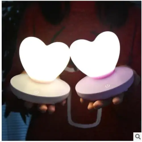 Romantic Heart-Shaped LED Night Light