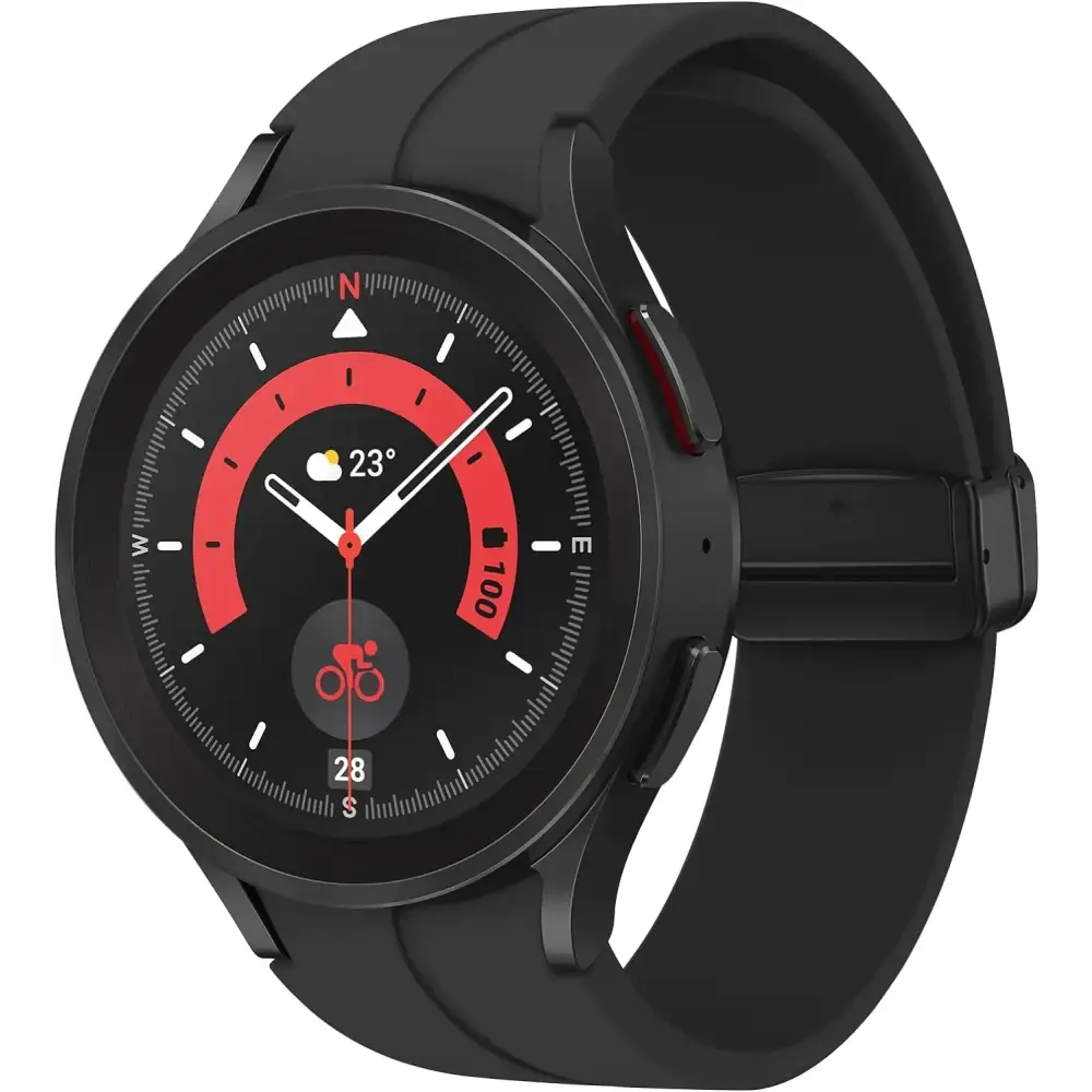 Samsung Galaxy Watch 5 PRO [2022] (45mm) Titanium Case - (Black)