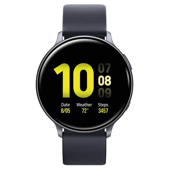 Samsung Galaxy Watch Active2 Bluetooth Smartwatch Aluminum 44mm Black (SM-R820NZKCXAR) (Renewed)