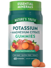 Natures Truth Potassium Magnesium Citrate Gummies | 60 Count | Vegan Non-GMO & Gluten Free Supplement