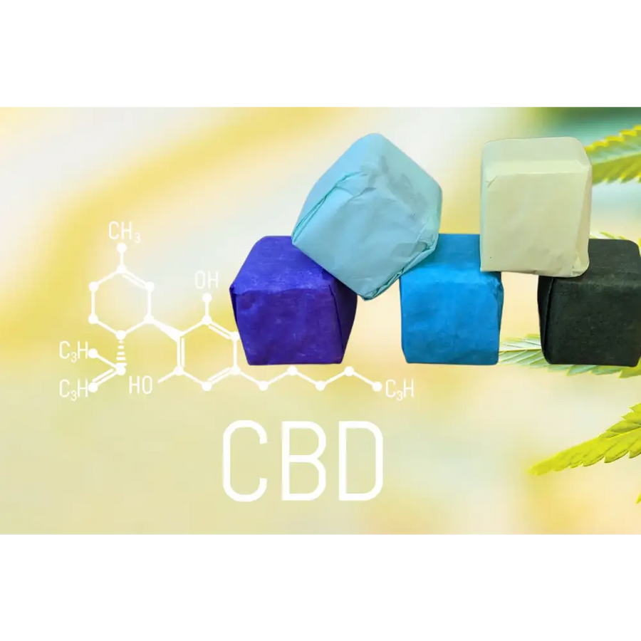 Shower Steamers Gift Set with CBD - 5 Big Fizzies (THC Free)