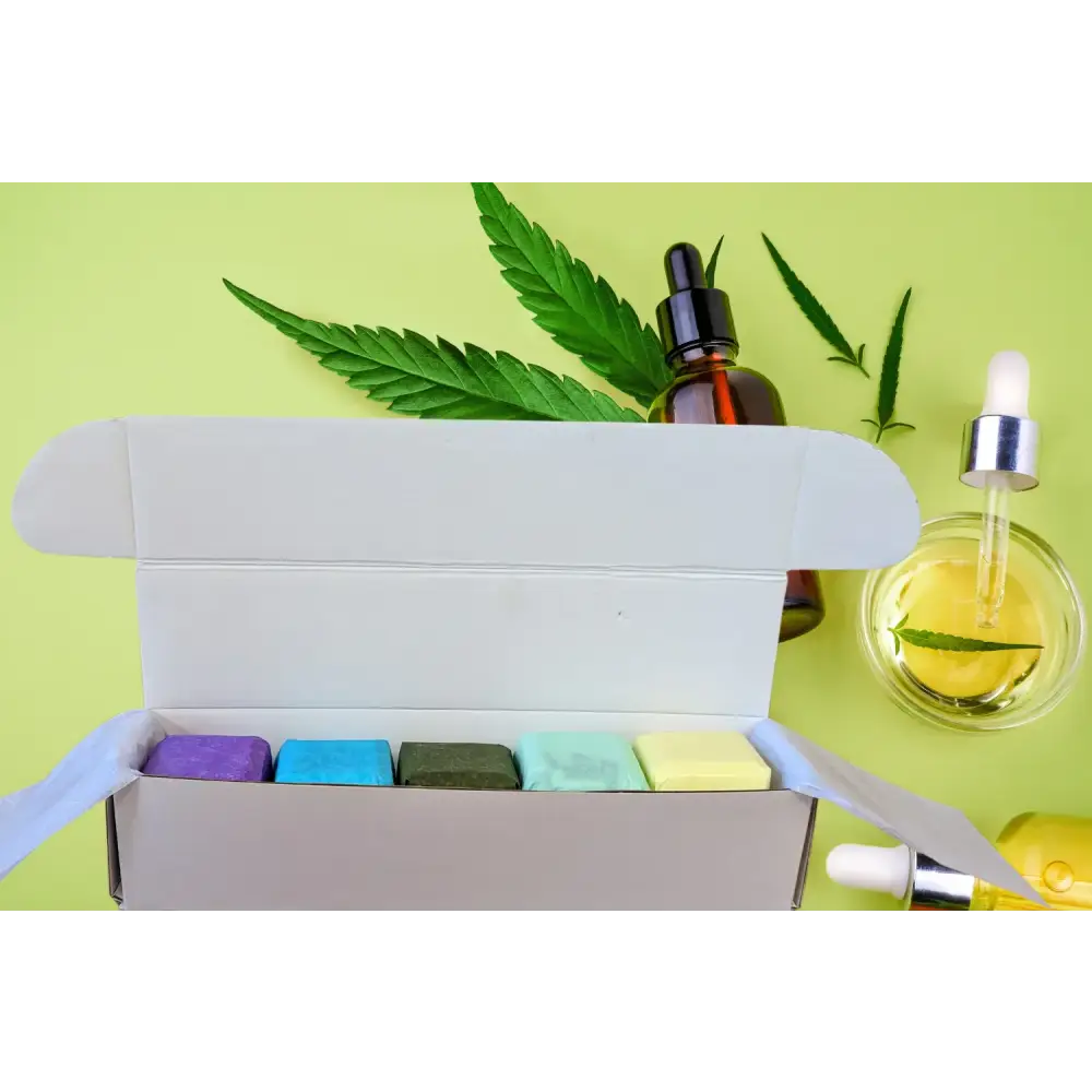 Shower Steamers Gift Set with CBD - 5 Big Fizzies (THC Free)