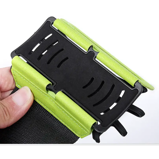 Silicone Phone Holder with Rotating Arm and Wrist Strap