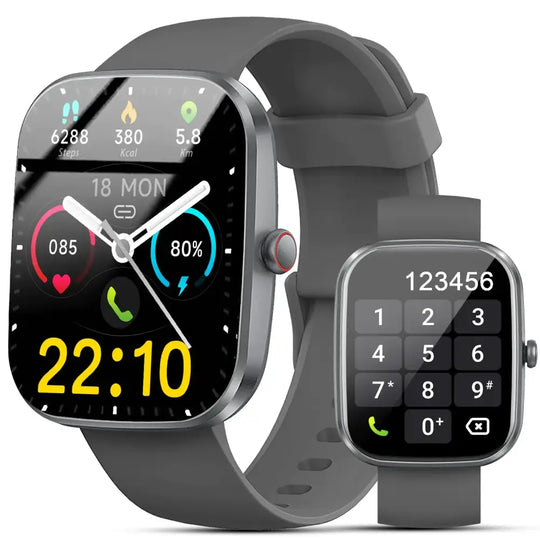 Smart Watch 1.91" Smartwatch for Men Women (Answer/Make Call) Fitness Tracker with 100+ Sport Modes IP68 Waterproof Heart Rate/Sleep/Spo2 Monitor Pedometer Activity Tracker for Android iOS