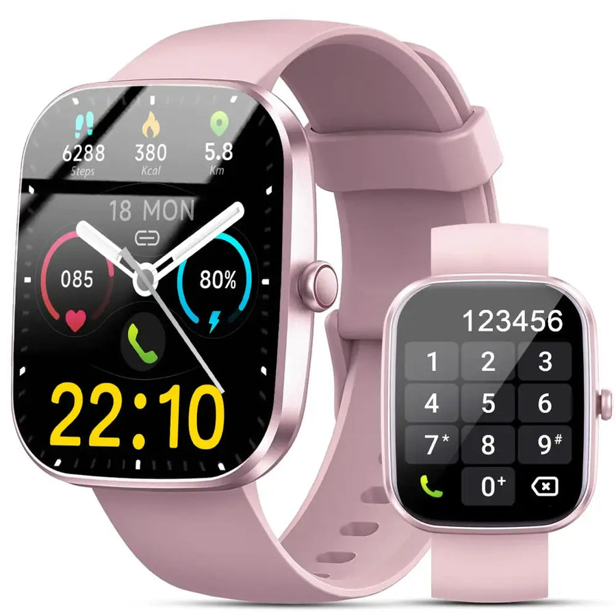 Smart Watch 1.91" Smartwatch for Women Men (Answer/Make Call) Fitness Tracker with 100+ Sport Modes IP68 Waterproof Heart Rate/Sleep Monitor Spo2 Pedometer Activity Tracker for Android iOS