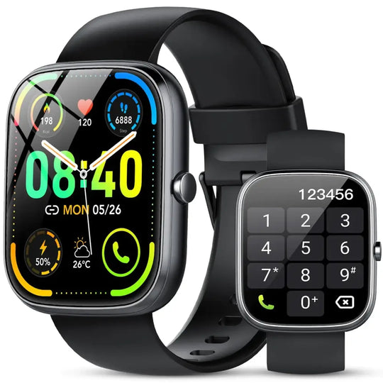 Smart Watch for Men Women (Answer/Make Call) 1.91" Smartwatch Fitness Activity Tracker 100+ Sports Modes/Heart Rate/Sleep Monitor/Pedometer/Calories IP68 Waterproof Fitness Watch for Android iOS