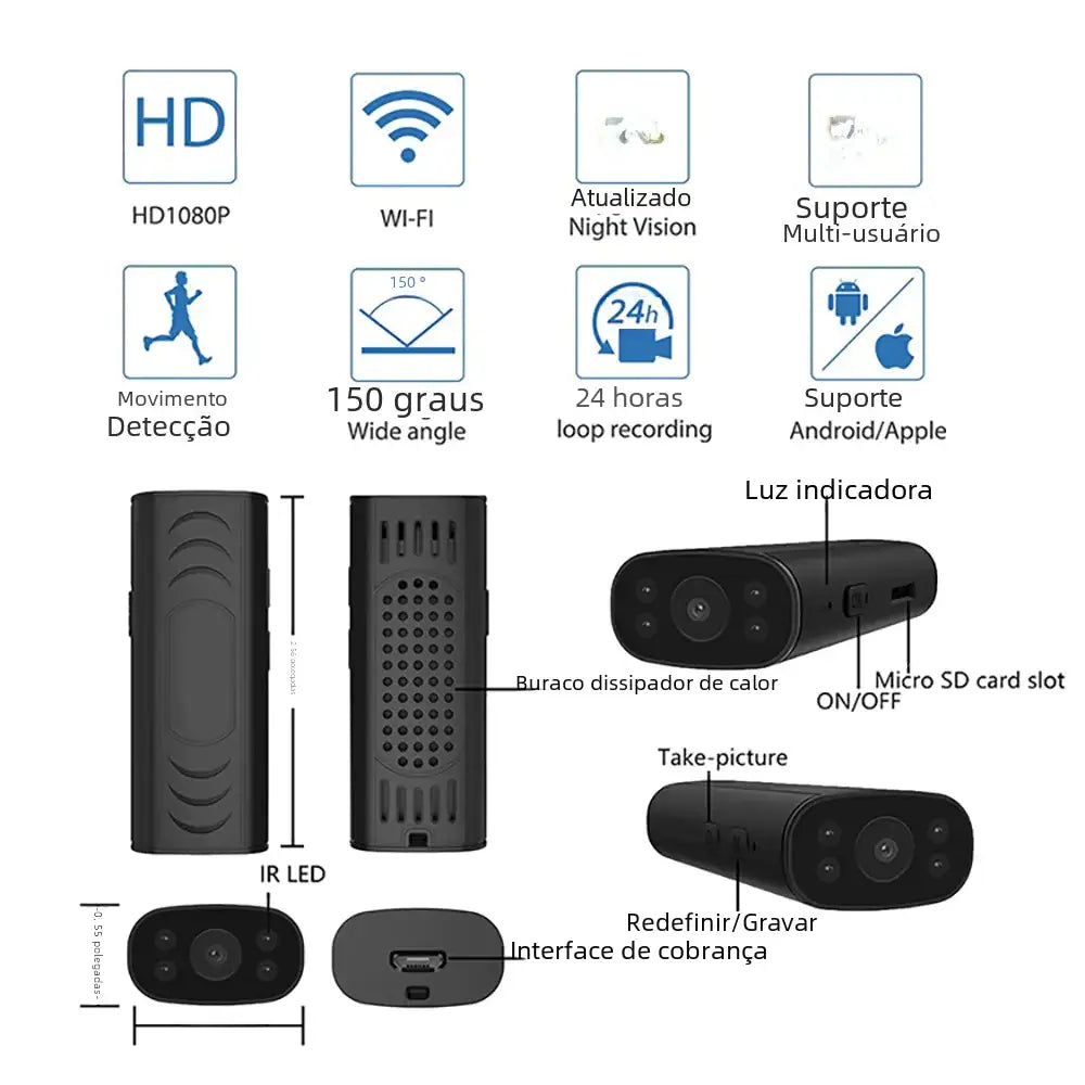 Smart Wireless WiFi Camera for Remote Monitoring