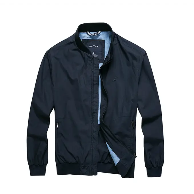Spring Autumn Men's Casual Jacket with Stand Collar