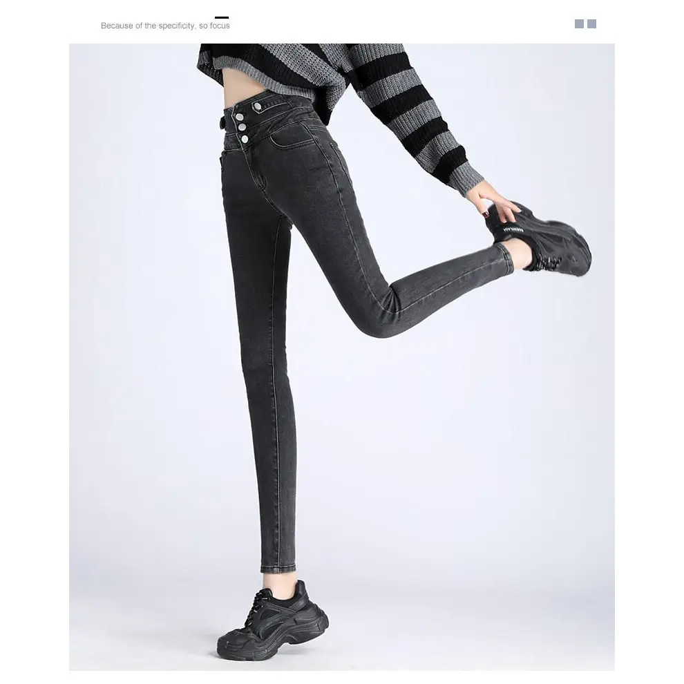 Spring New High-Waisted Skinny Pants Collection