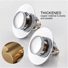 Stainless Steel Pop-Up Drain Filter with Hair Stopper