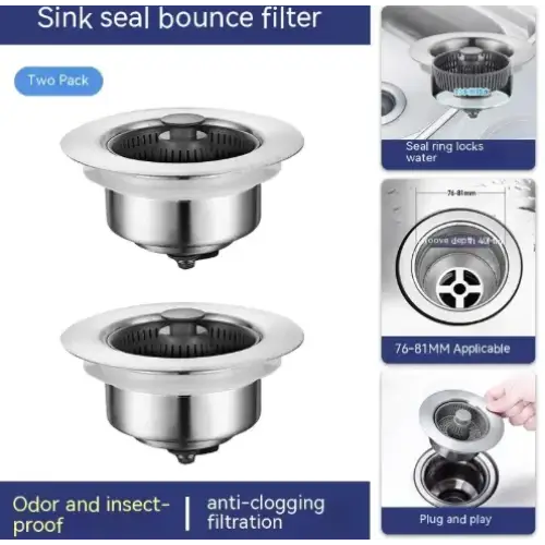 Stainless Steel Sink Drain Filter