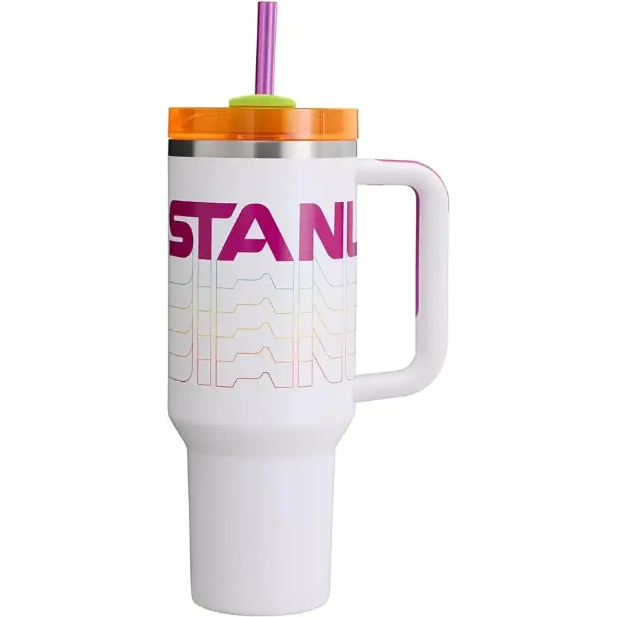 Stanley Quencher H2.0 FlowState Stainless Steel Vacuum Insulated Tumbler with Lid and Straw for Water, Iced Tea or Coffee