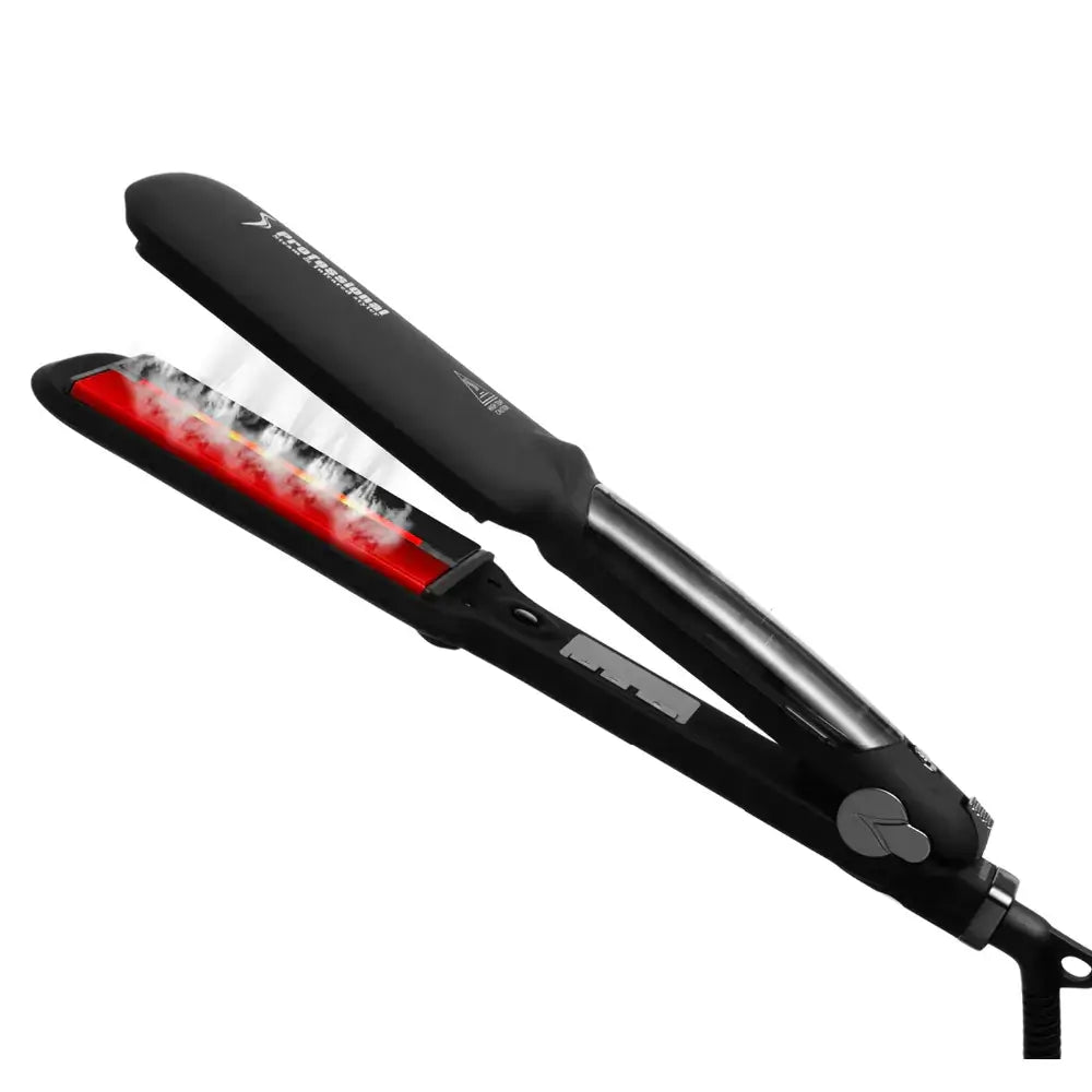 Straight Iron Steam Spray Hair Straightener