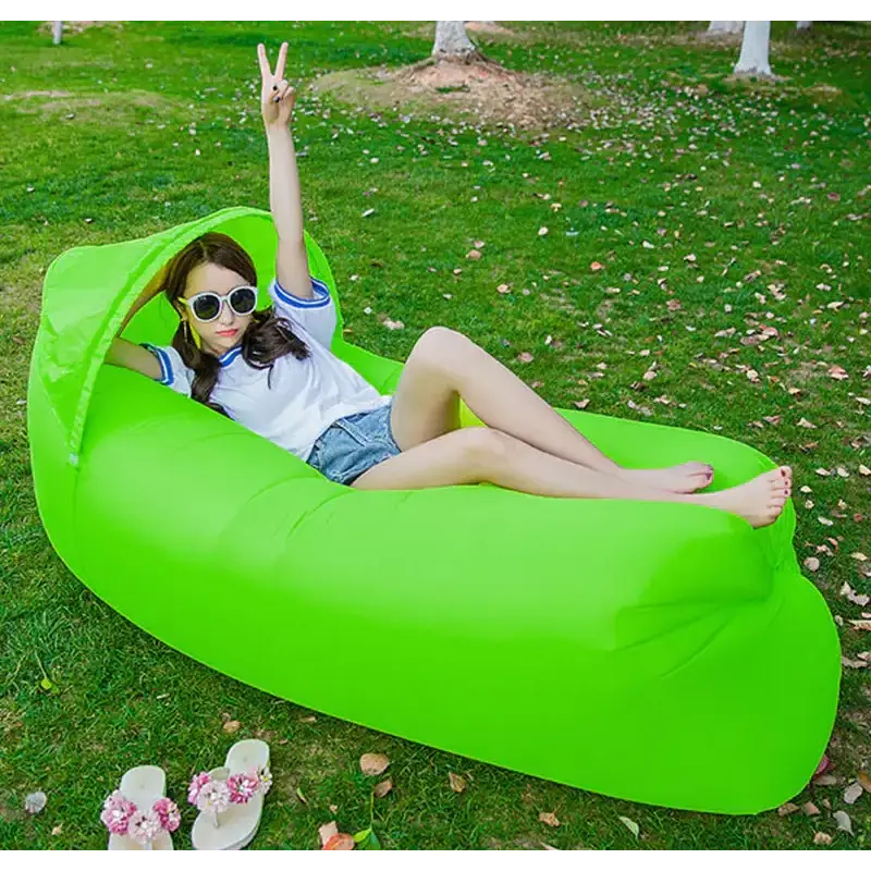Summer Inflatable Beach Sofa - Umbrella Boat Design