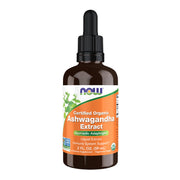 NOW Foods Supplements Ashwagandha Liquid Extract Organic Immune System Support 2 fluid ounces