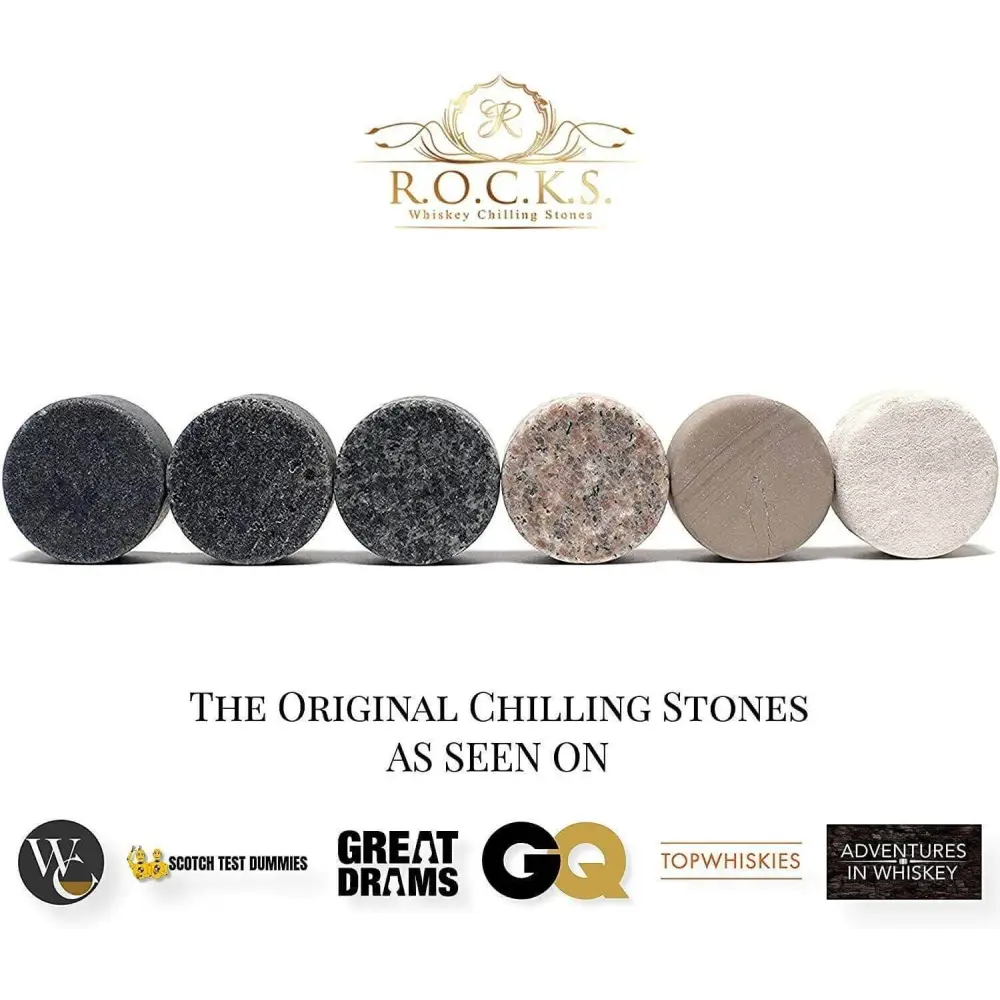 The Connoisseur's Set - Whiskey Stones & Crystal Nosing Tasting Glass