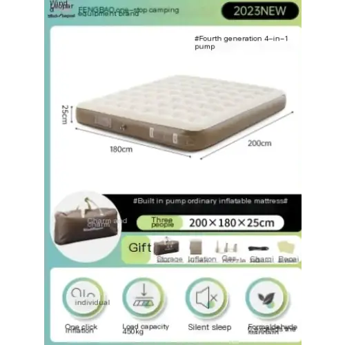 Thick Double Automatic Inflatable Camping Mattress