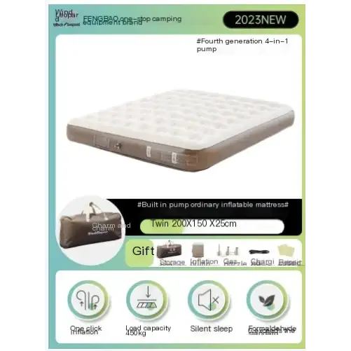 Thick Double Automatic Inflatable Camping Mattress