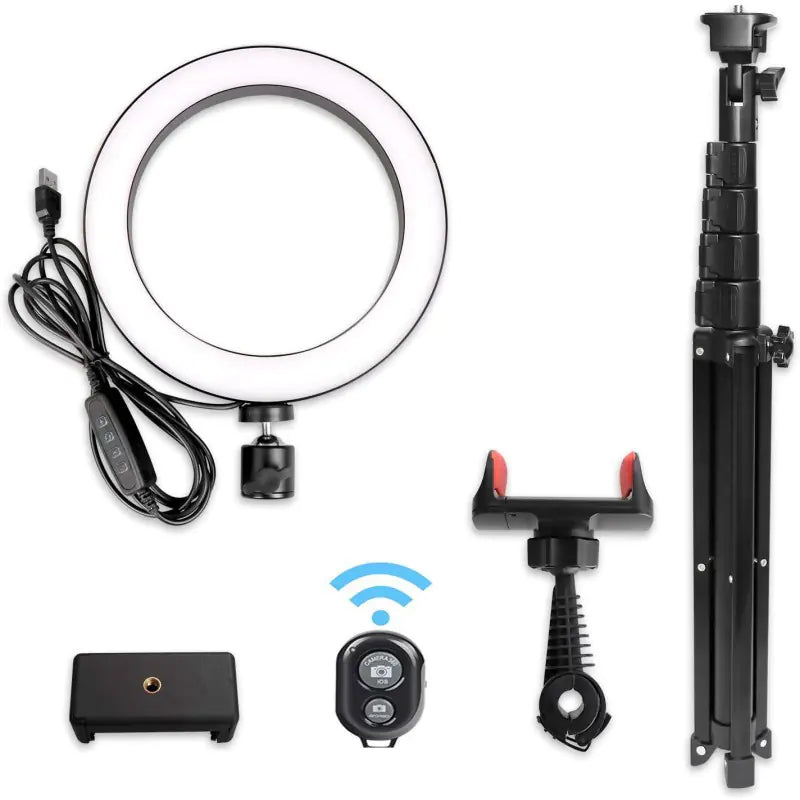 6-Inch Desktop Ring Light for Live Streaming and Makeup - Joomcy