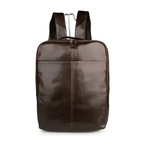 Top Layer Leather Computer Backpack