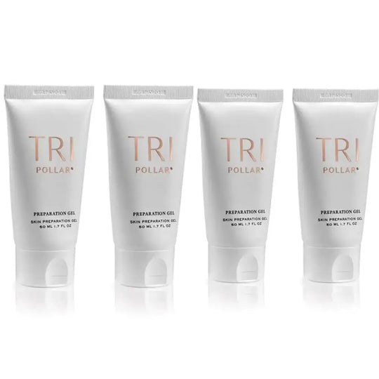 TriPollar Stop Preparation Gel 50ml (X4) - High Radio Frequency Skin Tightening Facial Machine Gel - Professional Home RF Anti-Aging Formula - Compatible with TriPollar Stop Devices - FDA Cleared