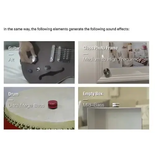 The red macaron sits atop the drum’s surface.