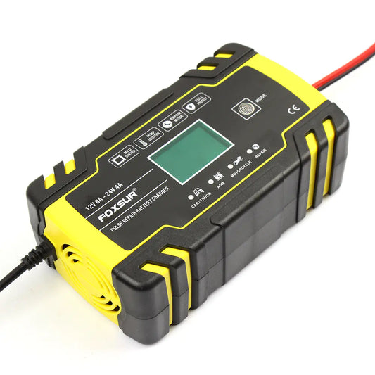 LCD Display Motorcycle Battery Charger - Joomcy