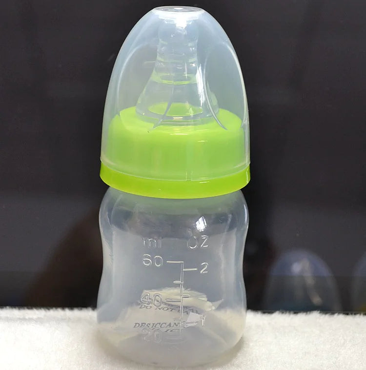 Stereoscopic Baby Bottle with Silicone Nipple
