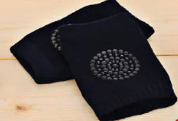 Terry Baby Crawling Socks with Anti-Skid Knee & Elbow Pads