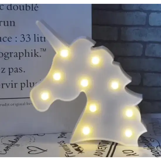 Unicorn Table Lamp - Decorative Night Light