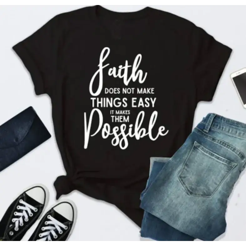 Unisex Letter Print Short Sleeve T-Shirt