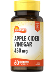 Sundance Apple Cider Vinegar Capsules | 60 Count | Non-GMO and Gluten Free Supplement