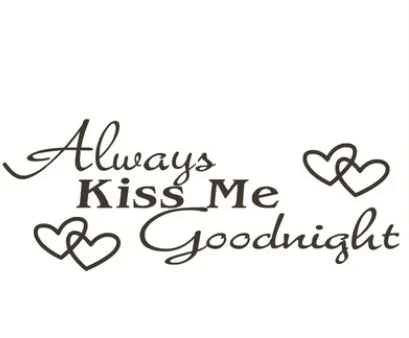 Heartfelt English Quotes Wall Stickers - Joomcy
